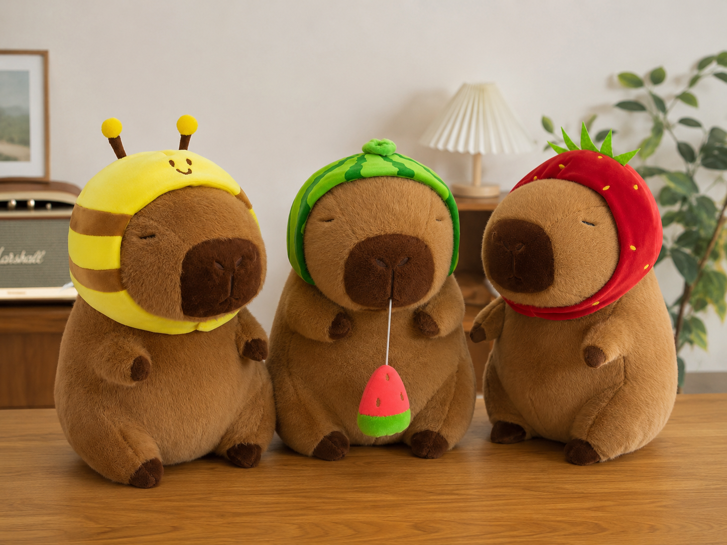 WishBerry Capybara Caps Plushies