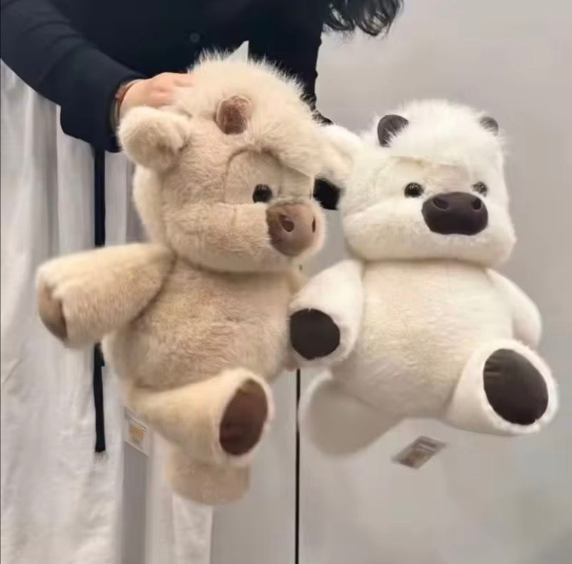 WishBerry Running Highland Cow | Interactive Plush