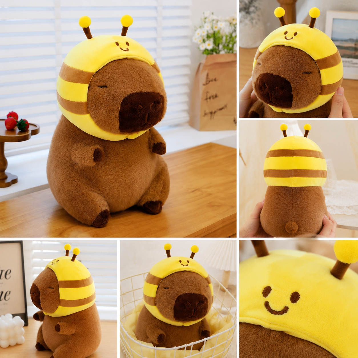 WishBerry Capybara Caps Plushies