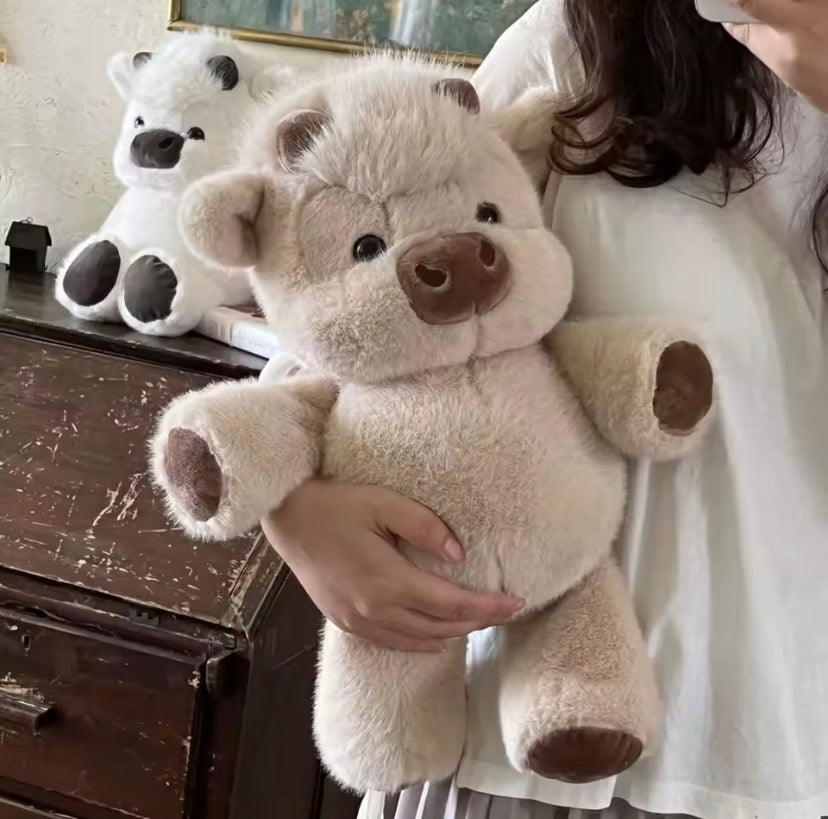 WishBerry Running Highland Cow | Interactive Plush