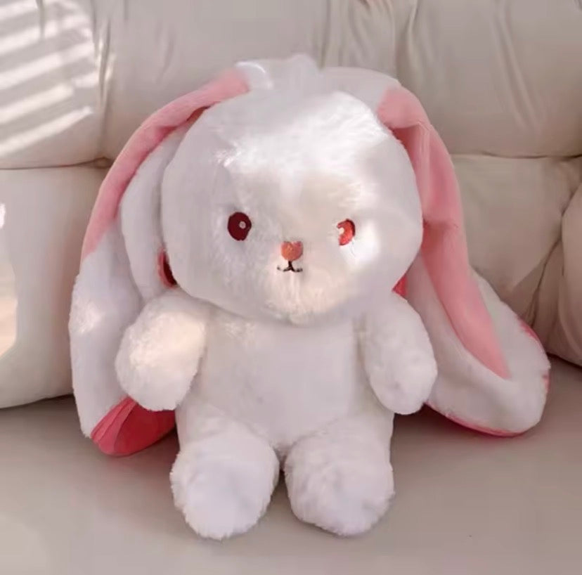 Transforming Bunny Plush (Strawberry & Carrot)
