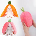 Transforming Bunny Plush (Strawberry & Carrot)