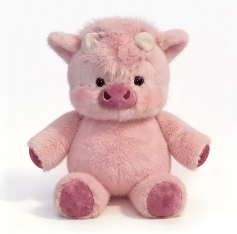 WishBerry Running Highland Cow | Interactive Plush