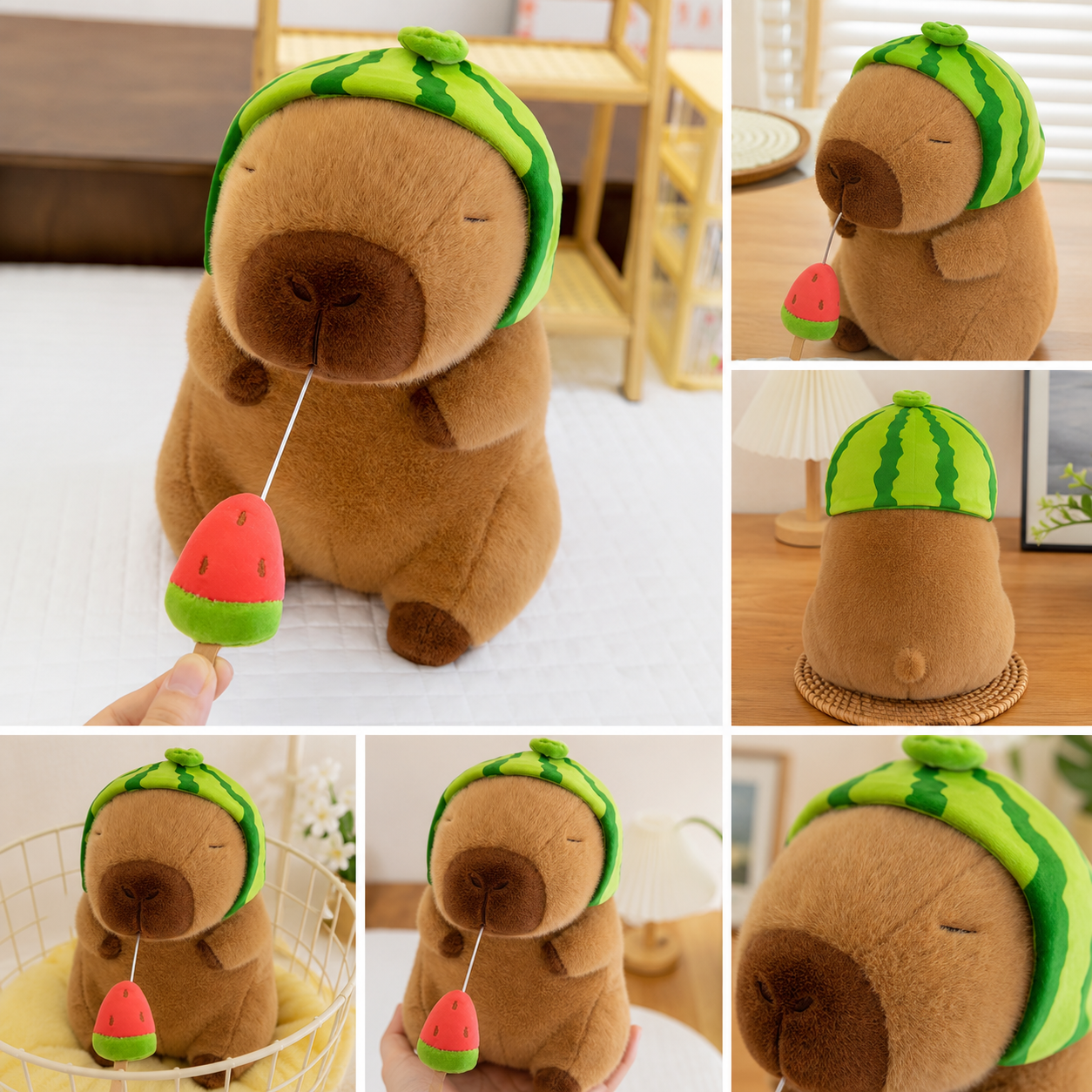 WishBerry Capybara Caps Plushies