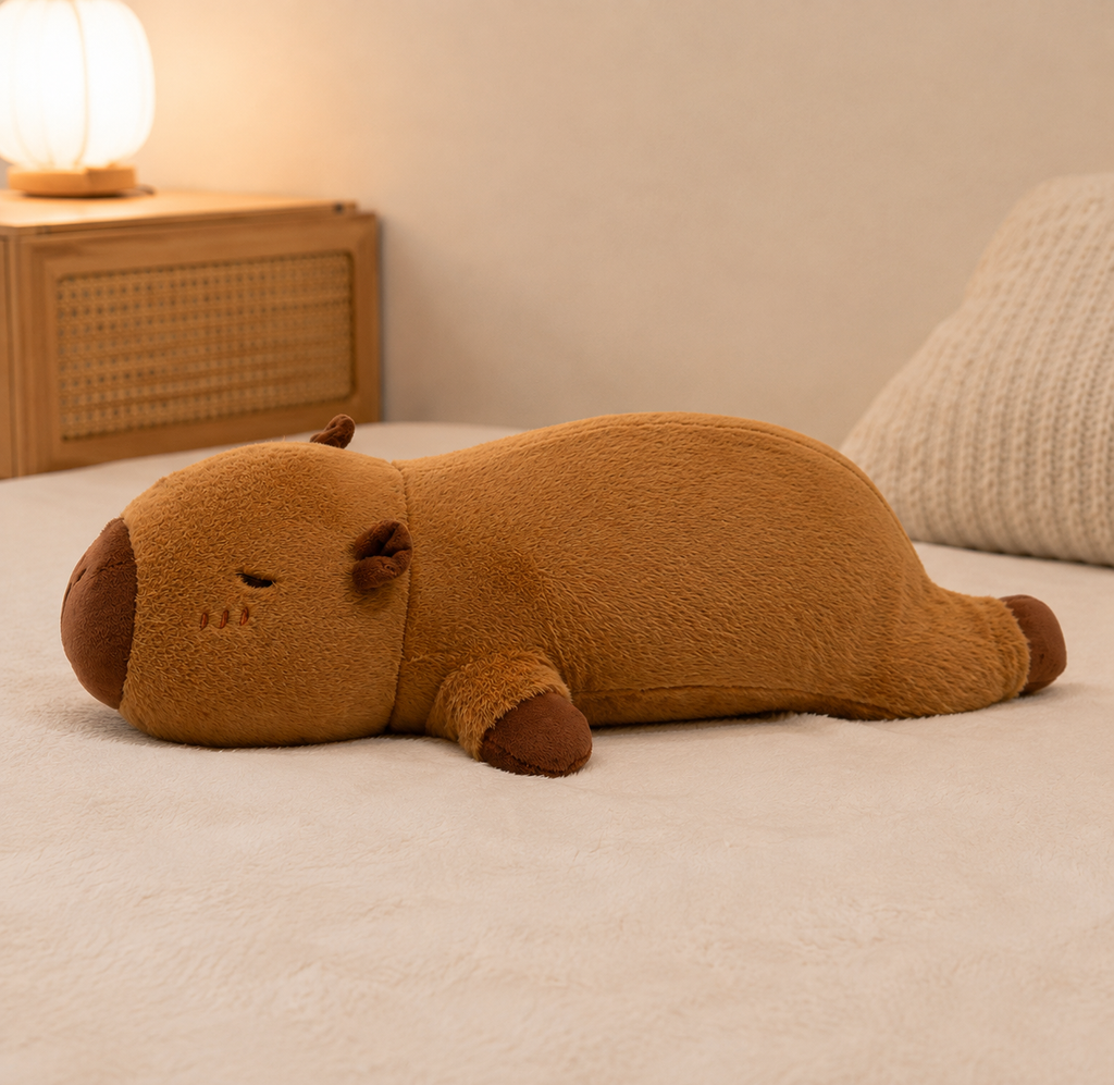 WishBerry Sleepy Capybara Plushie