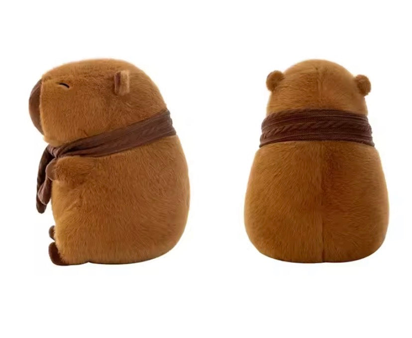 WishBerry Cozy Capybara | Scarf Capybara Plush