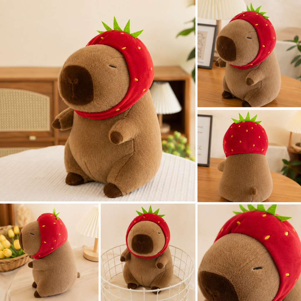 WishBerry Capybara Caps Plushies