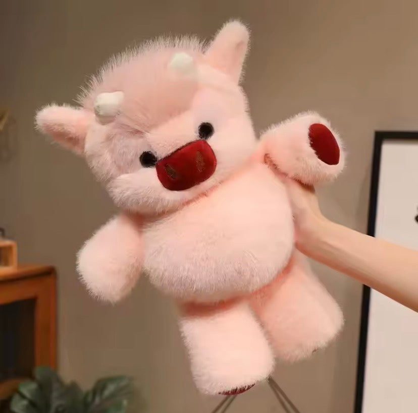 WishBerry Running Highland Cow | Interactive Plush