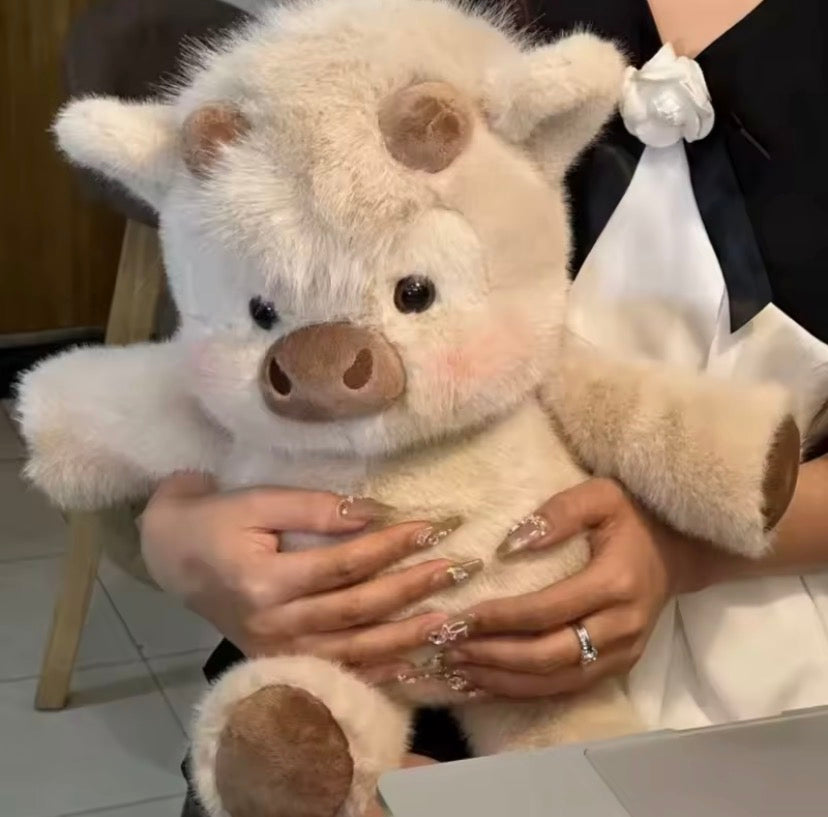WishBerry Running Highland Cow | Interactive Plush