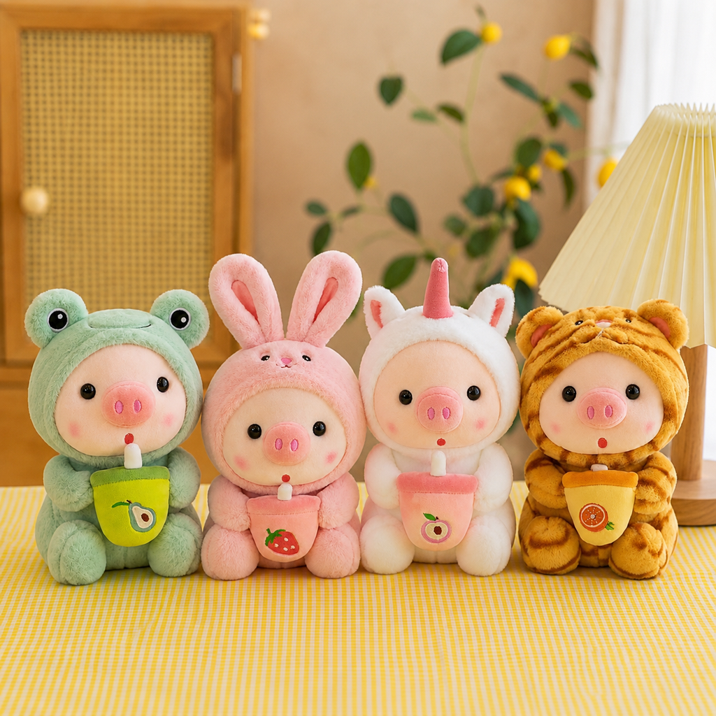 WishBerry Piggy Pals - Cozy Cuddle Plushies